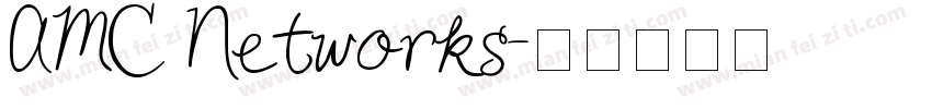 AMC Networks字体转换
